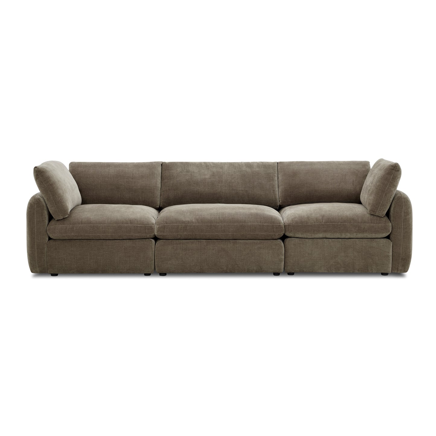 Tonga Modular 3-Piece Sofa | Clove Brown