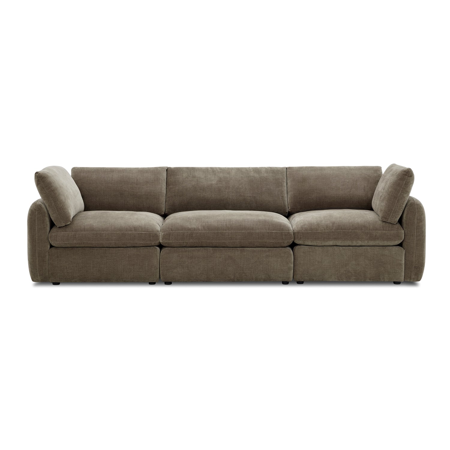 Tonga Modular 3-Piece Sofa | Clove Brown 