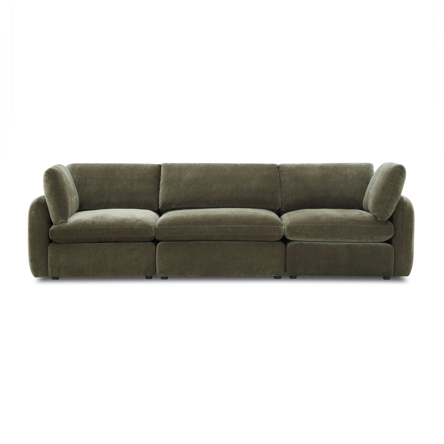 Tonga Modular 3-Piece Sofa | Lume Green