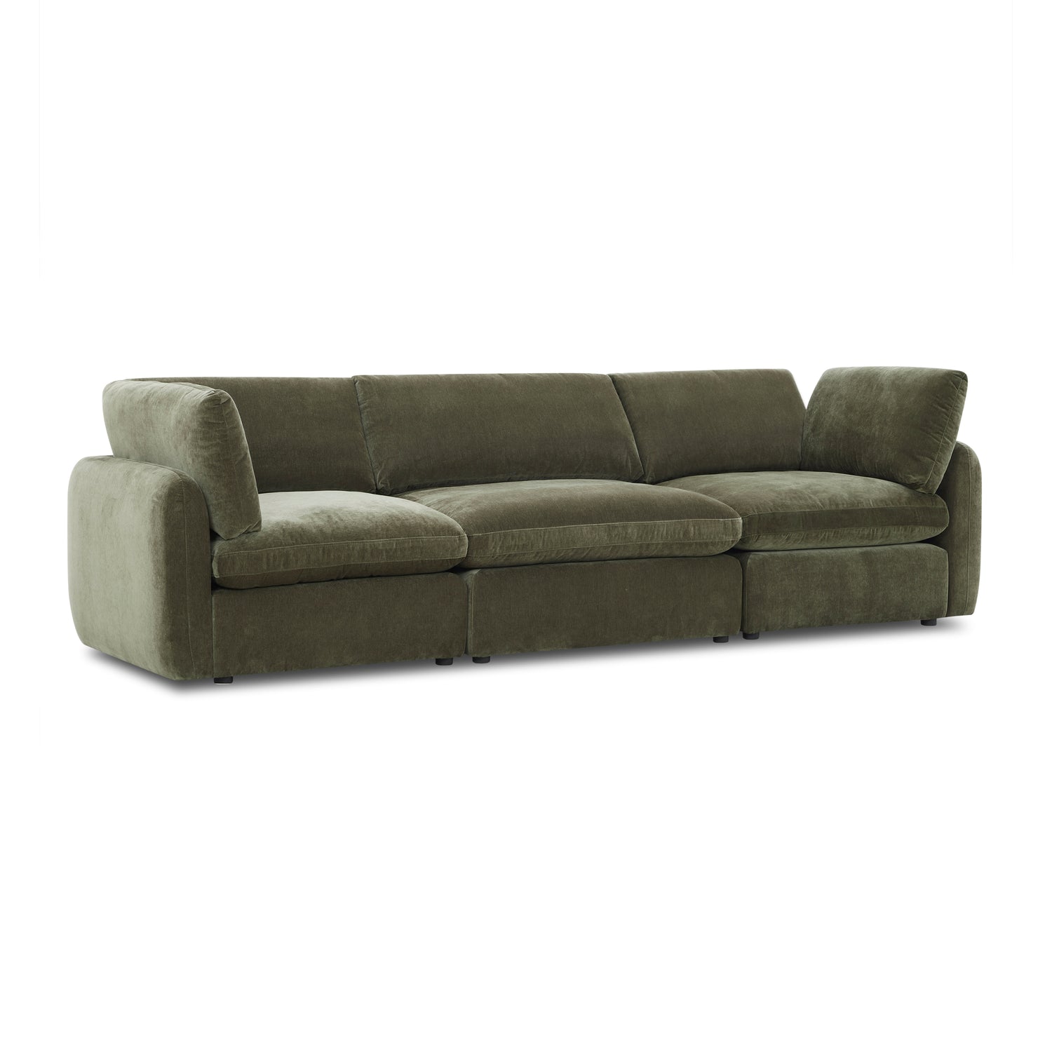 Tonga Modular 3-Piece Sofa | Lume Green 
