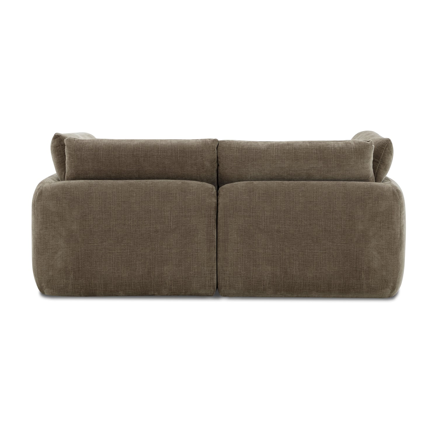 Tonga Modular 3-Piece L-Shaped Sectional with Reversible Ottoman | Clove Brown 