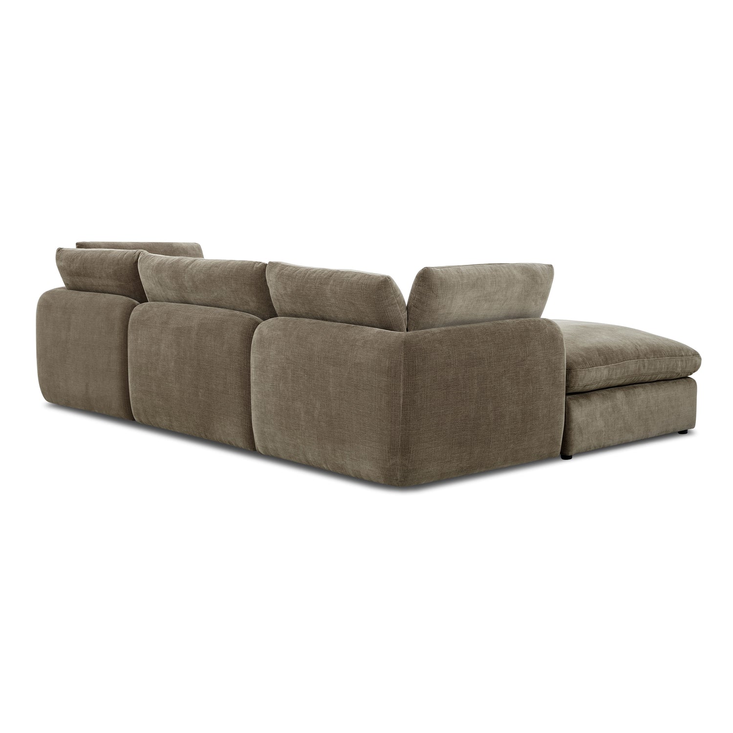 Tonga Modular 5-Piece U-Shaped Double Chaise Sectional | Clove Brown 