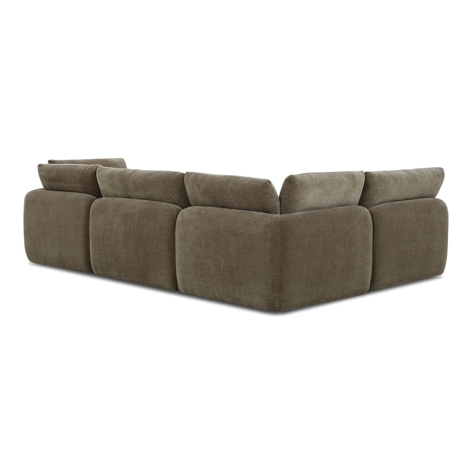 Tonga Modular 5-Piece Pit Lounge Sectional | Clove Brown 