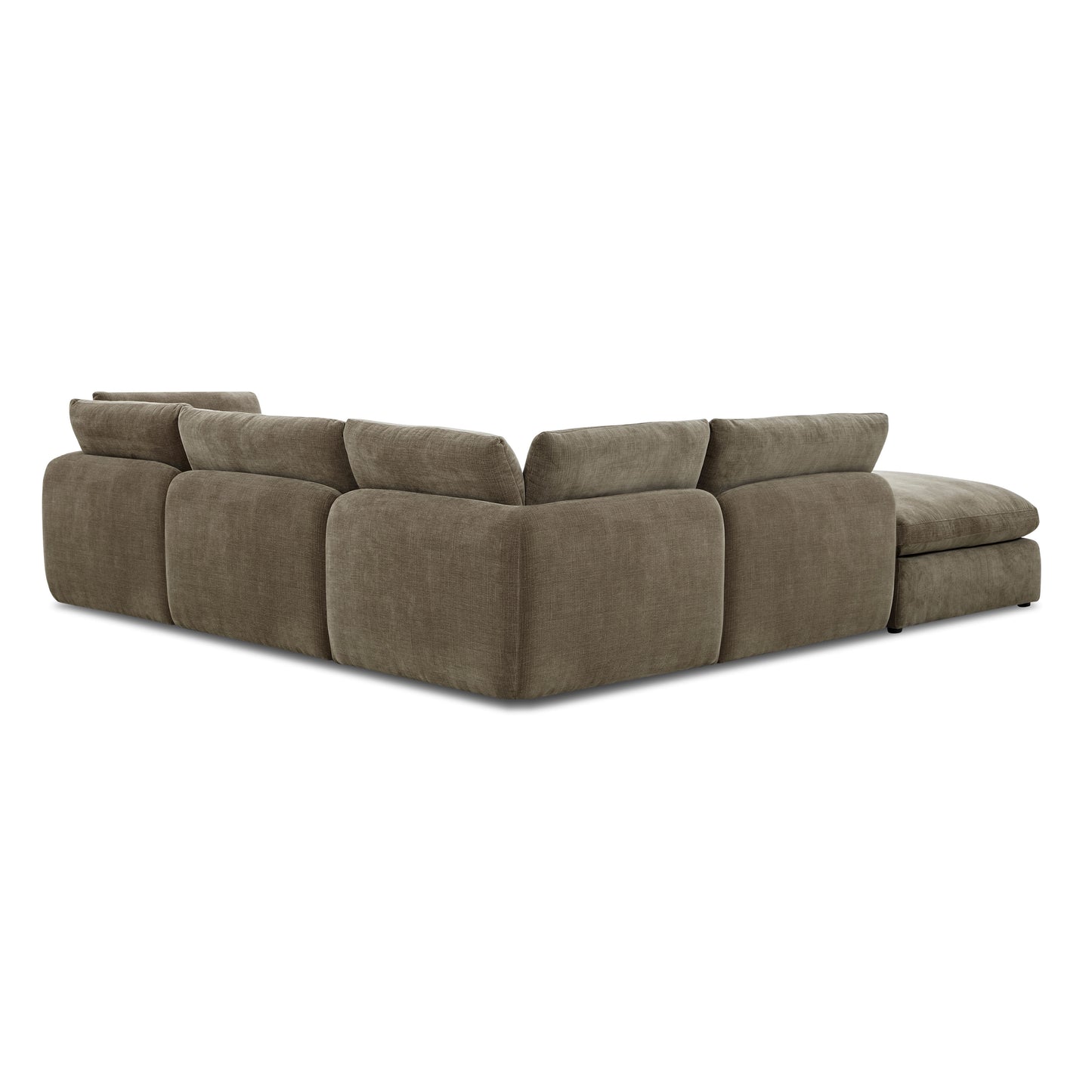 Tonga Modular 5-Piece Reversible L-Shaped Sectional | Clove Brown