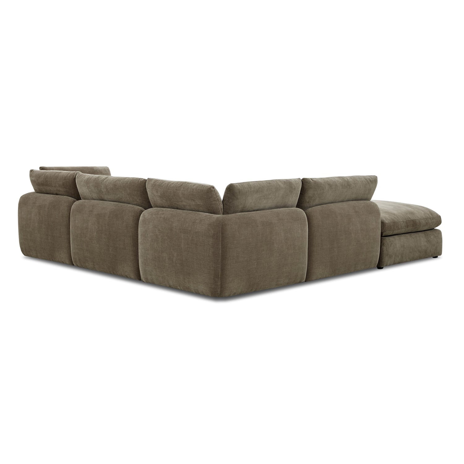 Tonga Modular 5-Piece Reversible L-Shaped Sectional | Clove Brown 