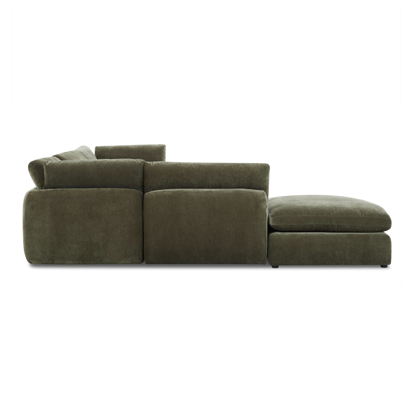 Tonga Modular 5-Piece Reversible L-Shaped Sectional | Lume Green