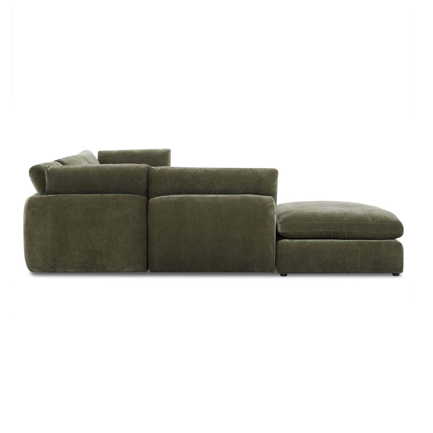 Tonga Modular 5-Piece Reversible L-Shaped Sectional | Lume Green 