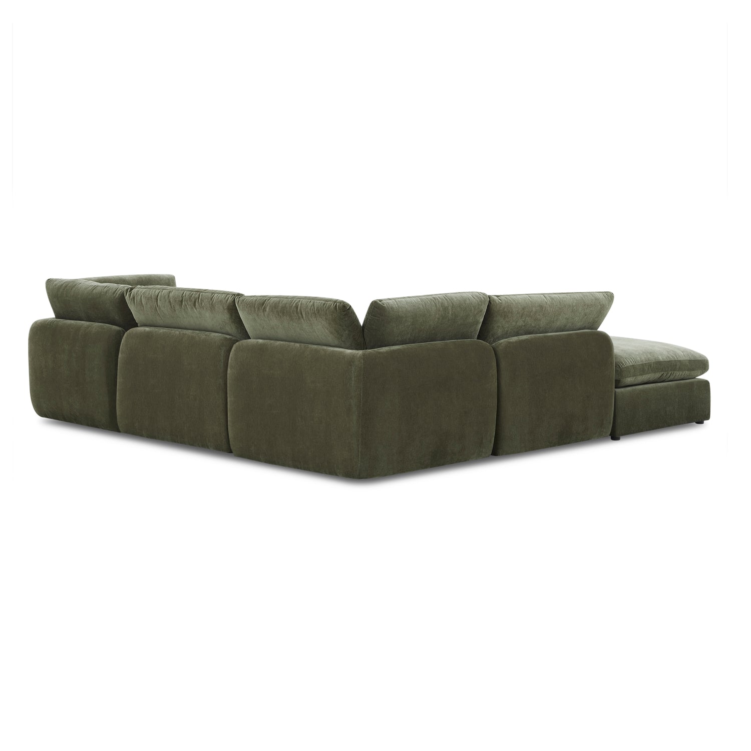 Tonga Modular 5-Piece Reversible L-Shaped Sectional | Lume Green 