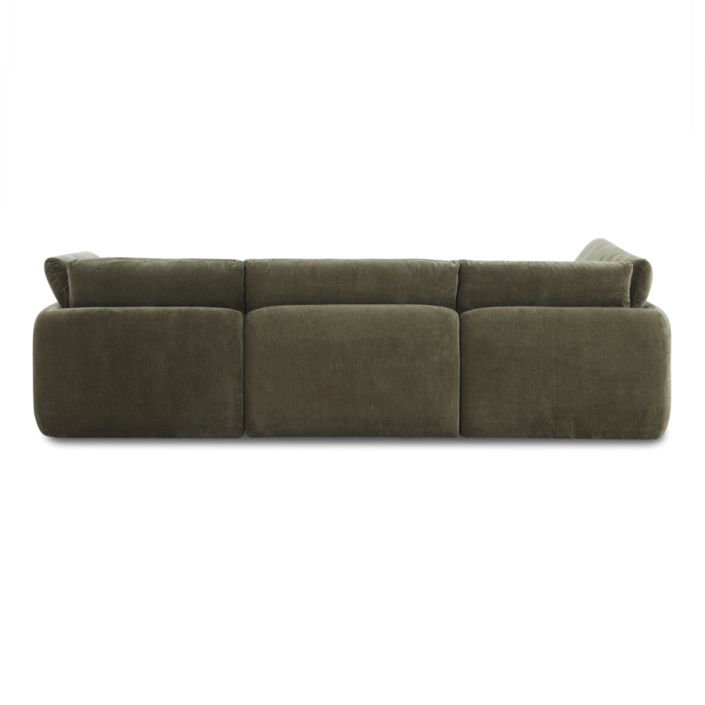 Tonga Modular 5-Piece Reversible L-Shaped Sectional | Lume Green