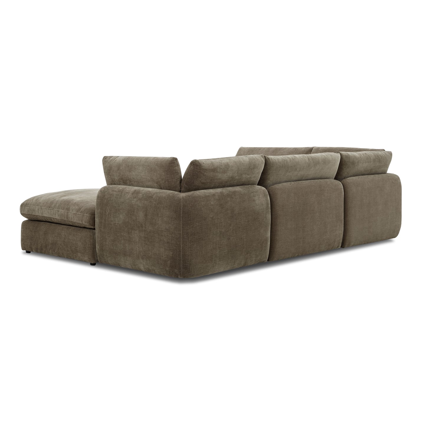 Tonga Modular 5-Piece U-Shaped Double Chaise Sectional | Clove Brown