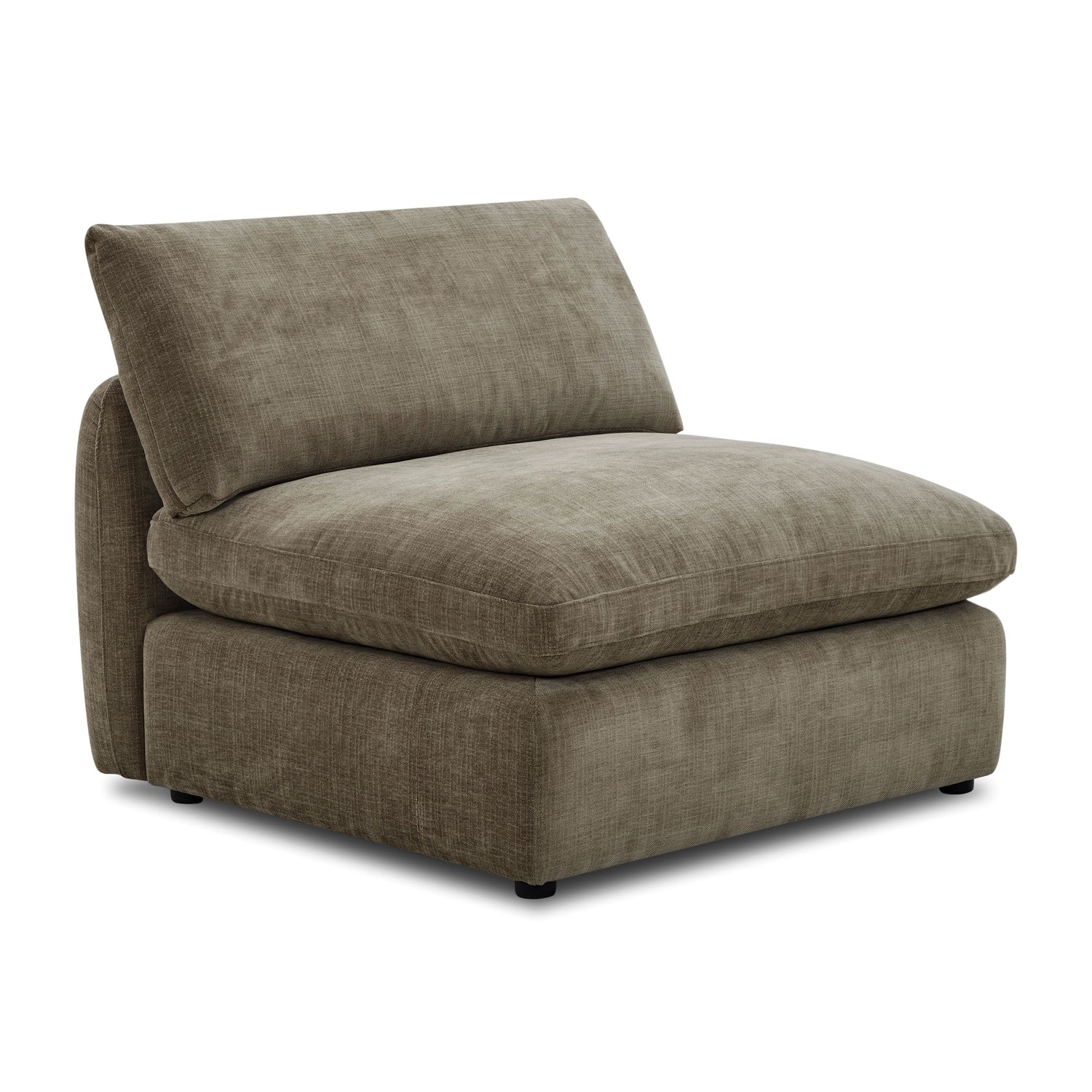 Armless Chair Tonga Modular Sofa | Clove Brown 
