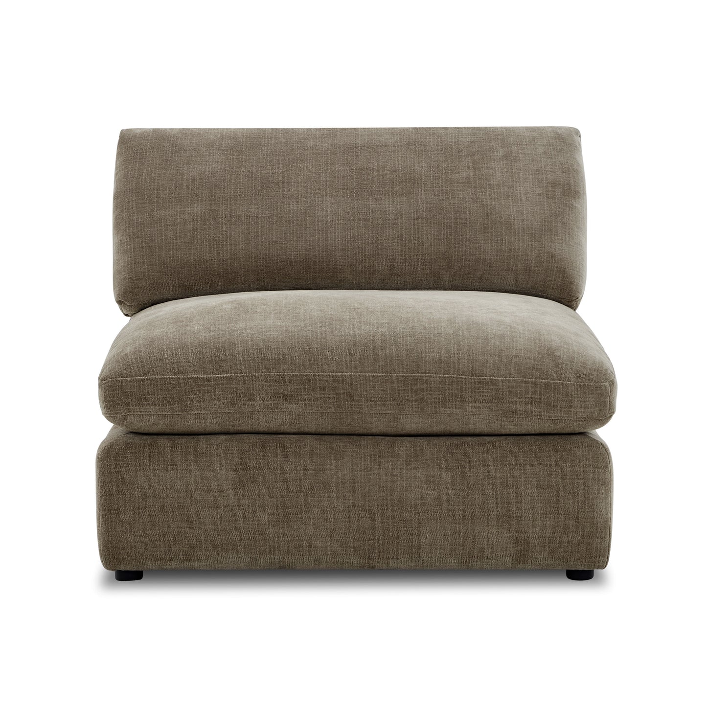 Armless Chair Tonga Modular Sofa | Clove Brown