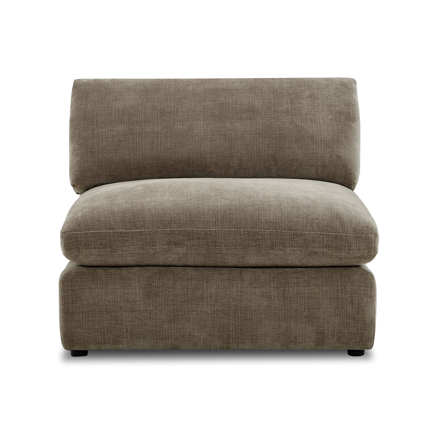 Armless Chair Tonga Modular Sofa | Clove Brown 