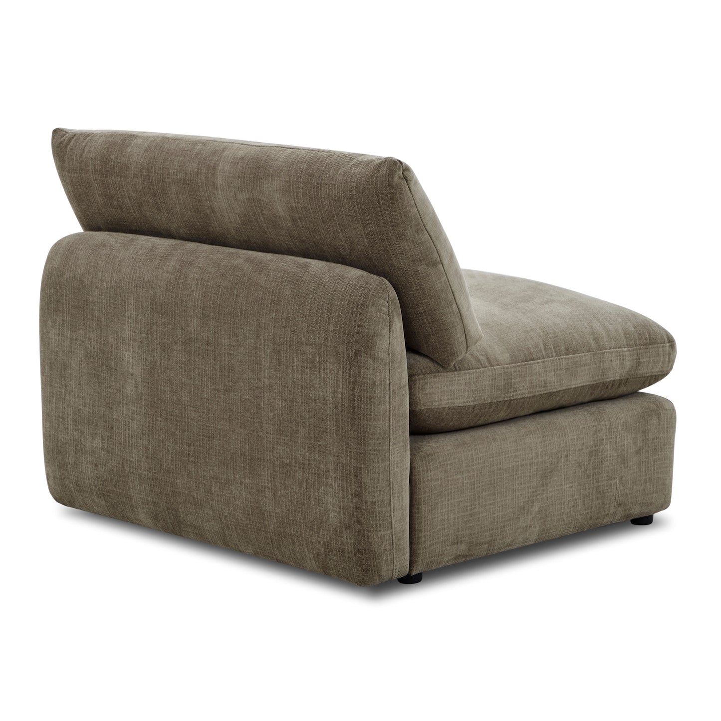 Armless Chair Tonga Modular Sofa | Clove Brown