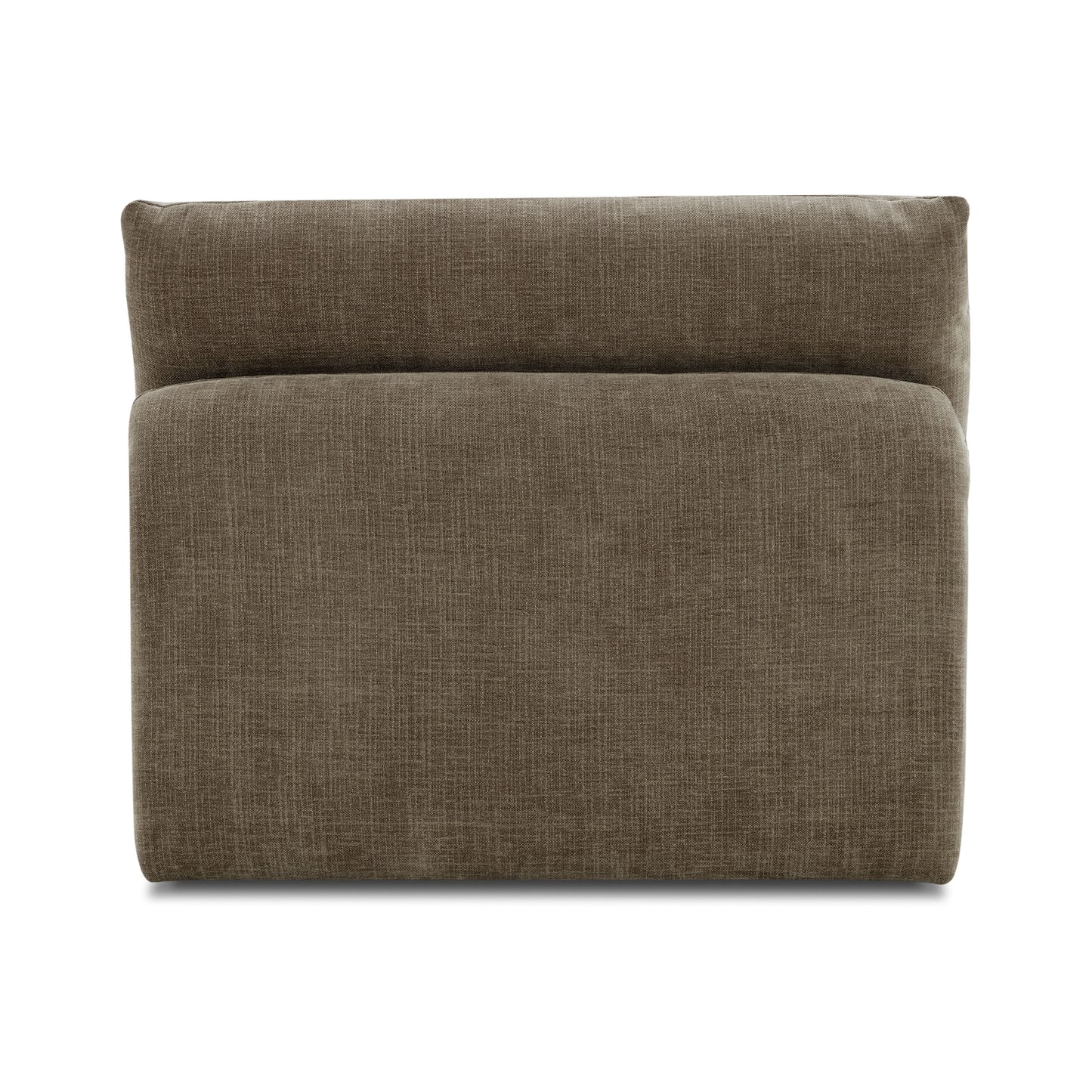Armless Chair Tonga Modular Sofa | Clove Brown