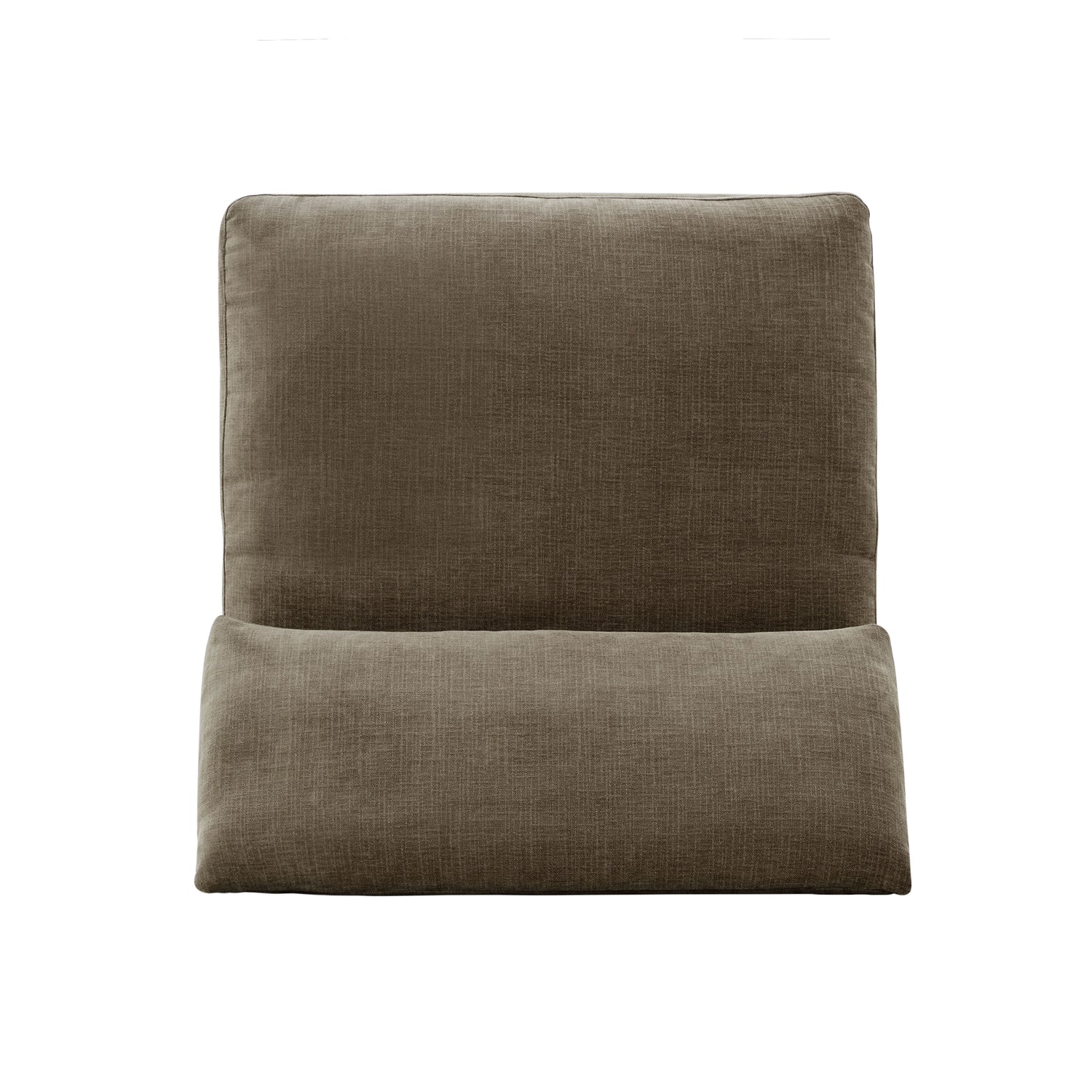 Armless Chair Tonga Modular Sofa | Clove Brown 