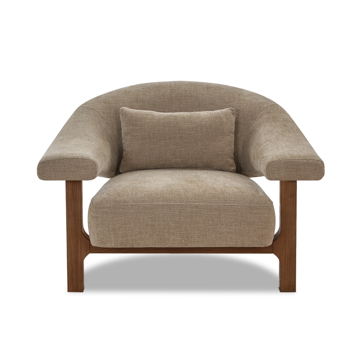 Leni Lounge Chair | Linen Brown 