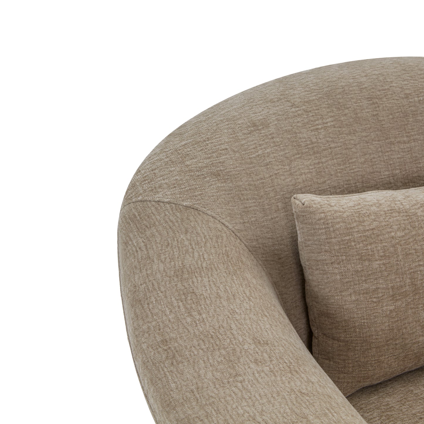 Leni Lounge Chair | Linen Brown
