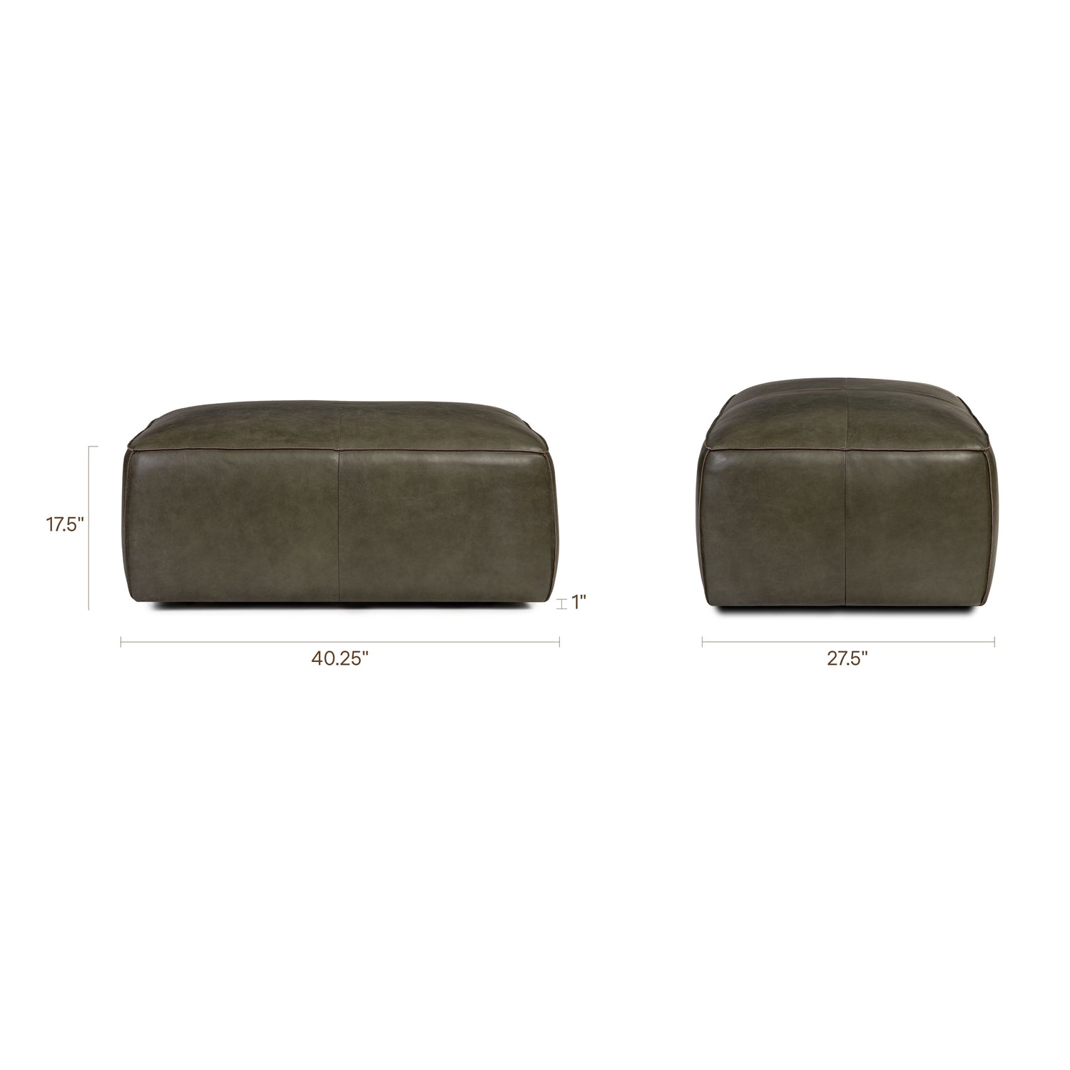Piazza Ottoman | Olivine Green 