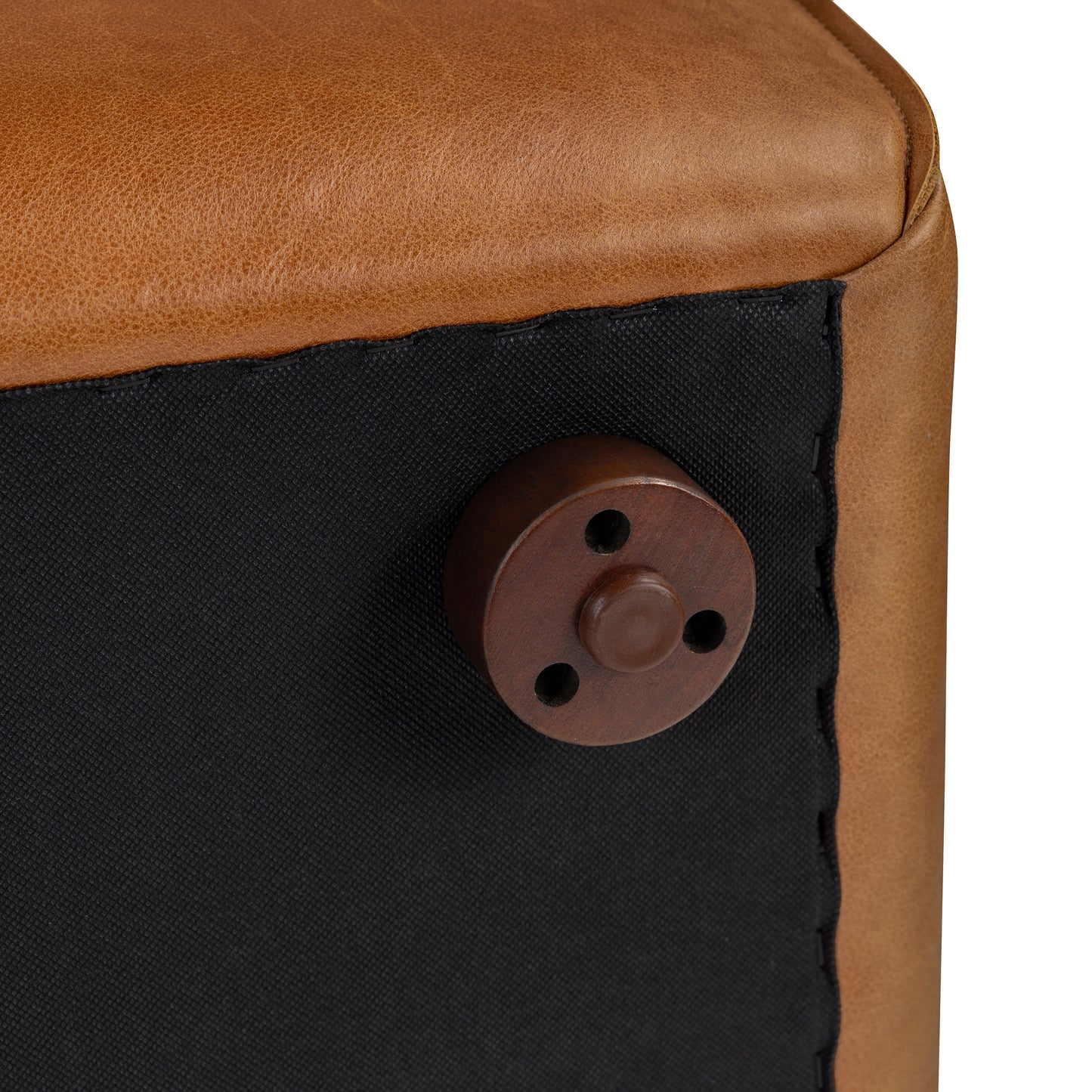 Piazza Ottoman | Saddle Tan