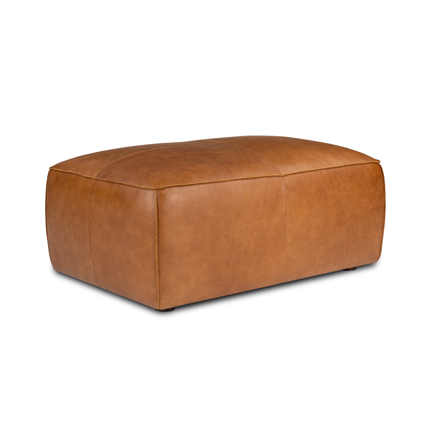 Piazza Ottoman | Saddle Tan 