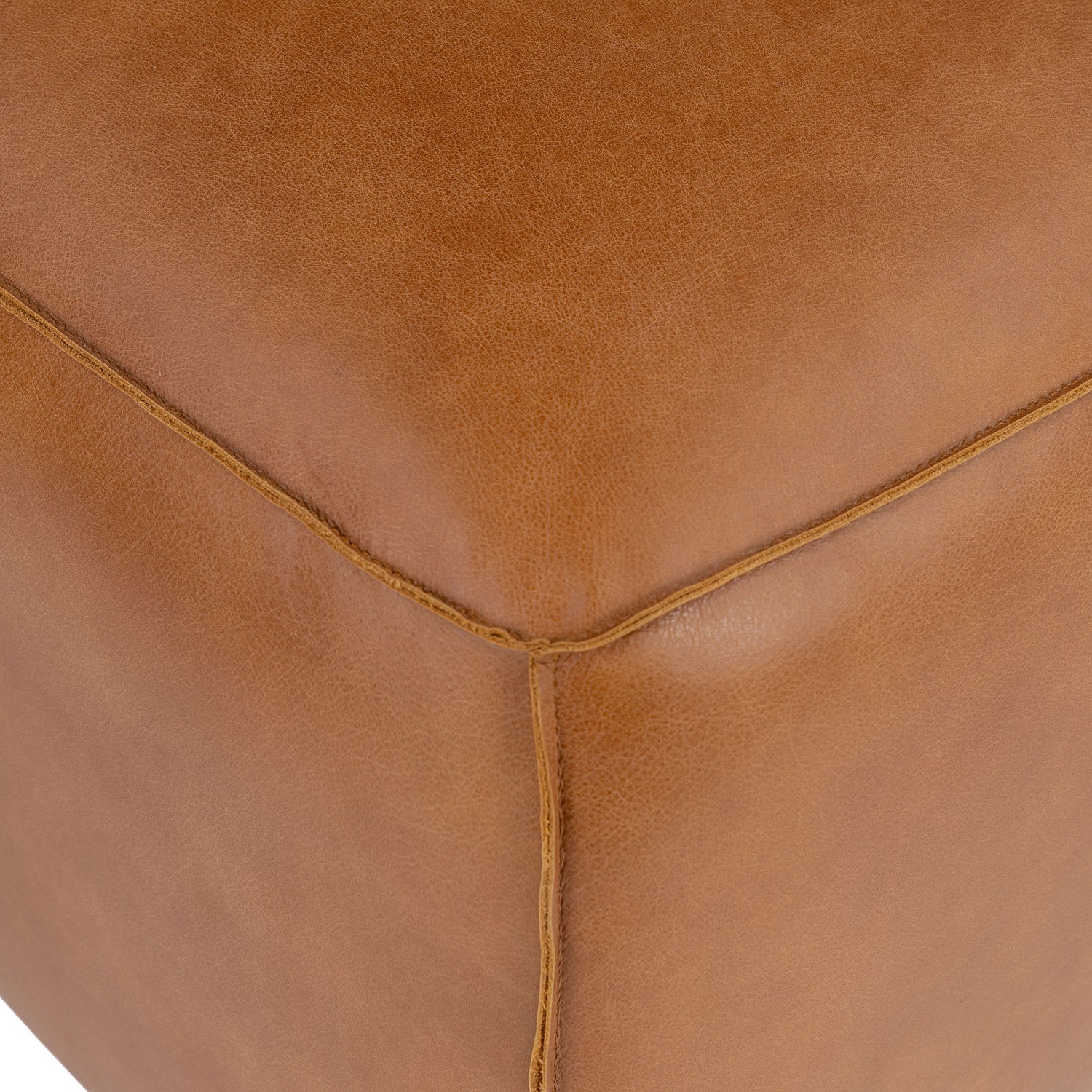 Piazza Ottoman | Saddle Tan 