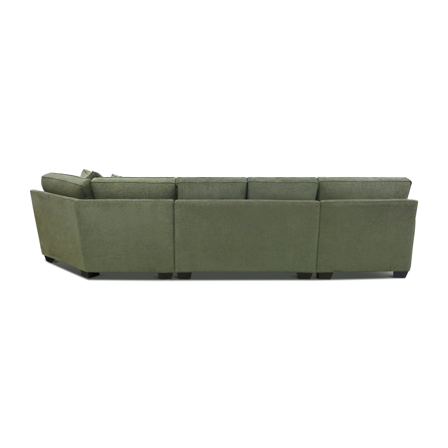 Tamar 150" Left-facing Cuddle Chaise Sectional | Aurora Green