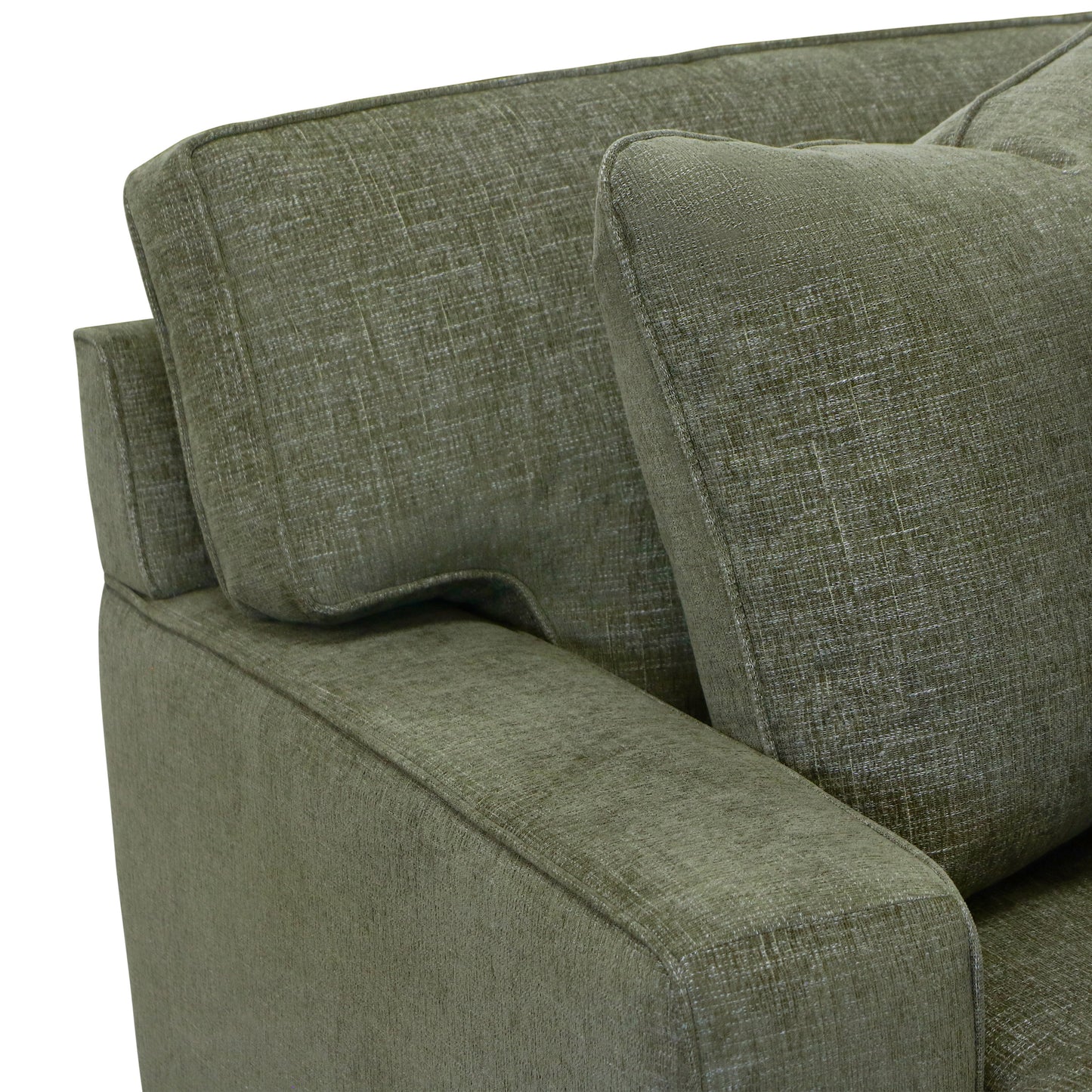 Tamar 150" Right-facing Cuddle Chaise Sectional | Aurora Green