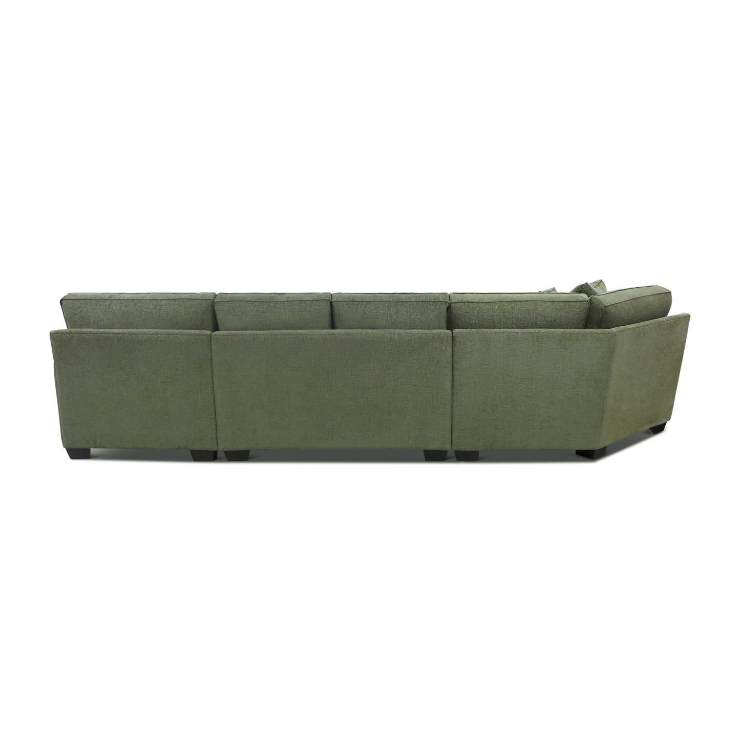 Tamar 150" Right-facing Cuddle Chaise Sectional | Aurora Green