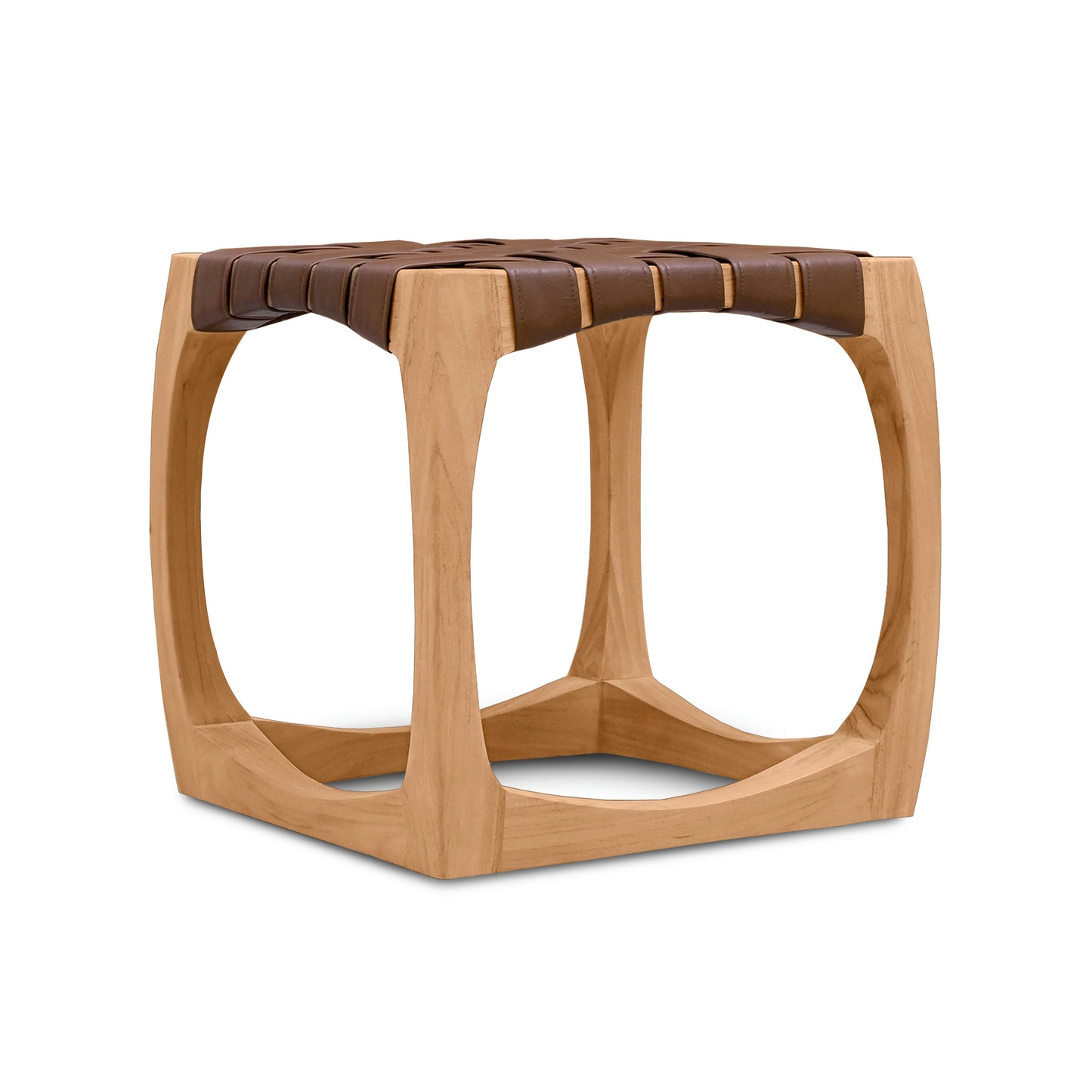 Serena Teak Stool | Natural
