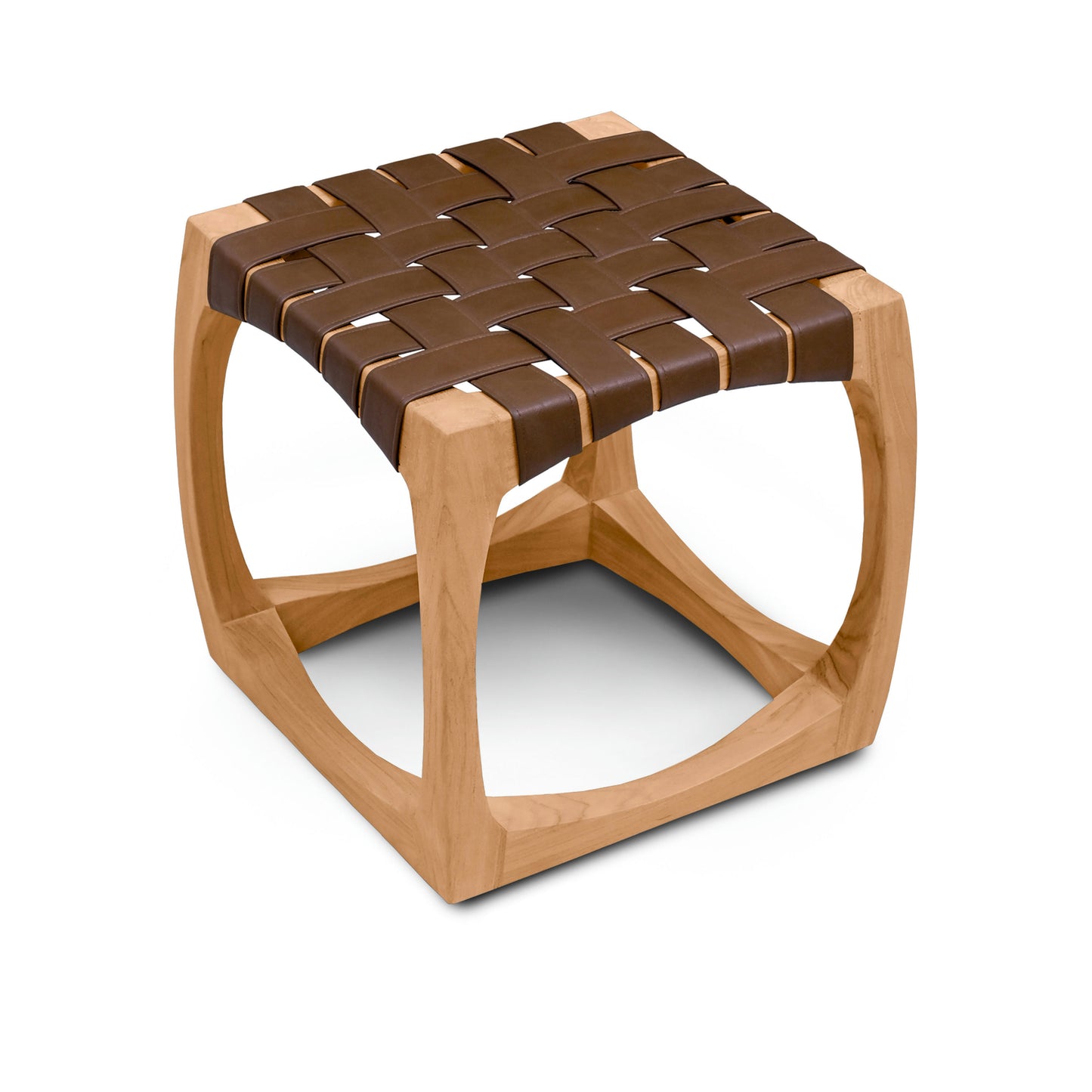 Serena Teak Stool | Natural