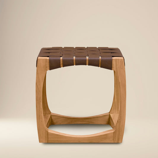 Serena Teak Stool | Natural