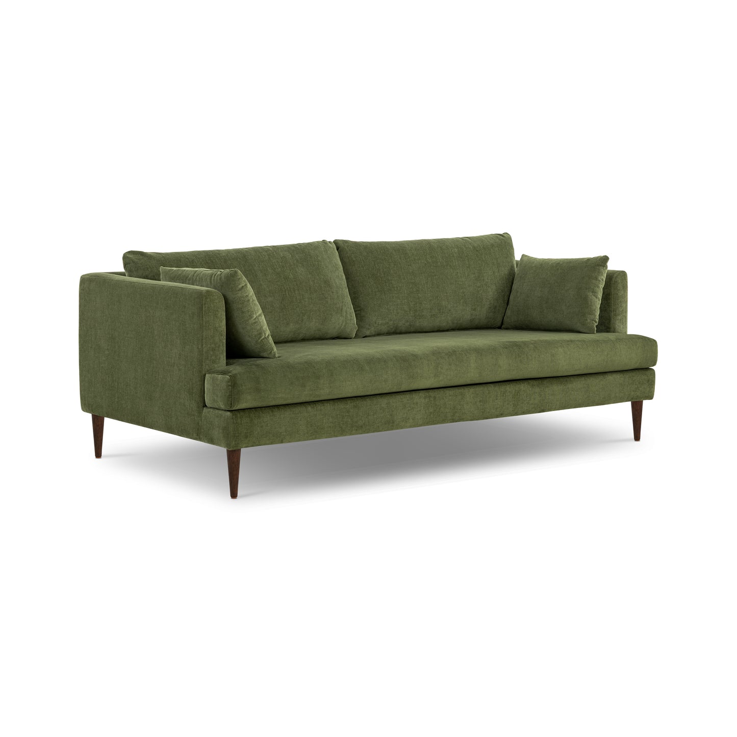 Lucerne 82" Sofa | Distressed Green Velvet