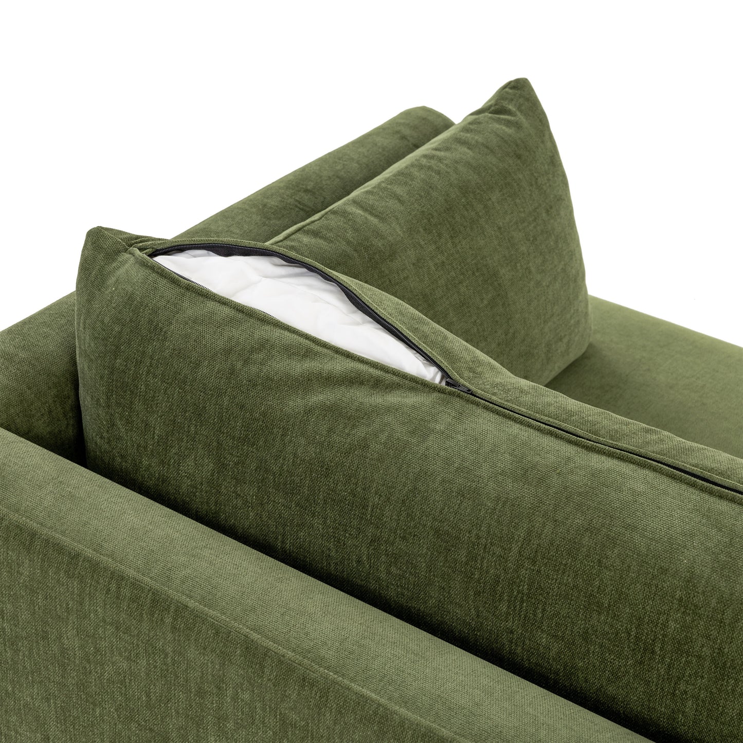 Lucerne 82" Sofa | Distressed Green Velvet