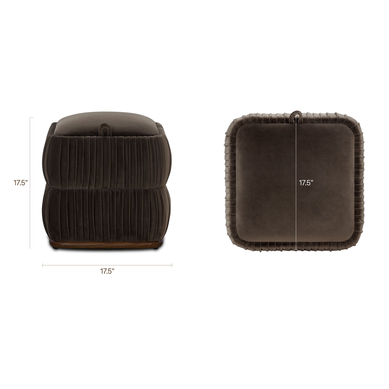 Modo Storage Ottoman | Shadow Brown 