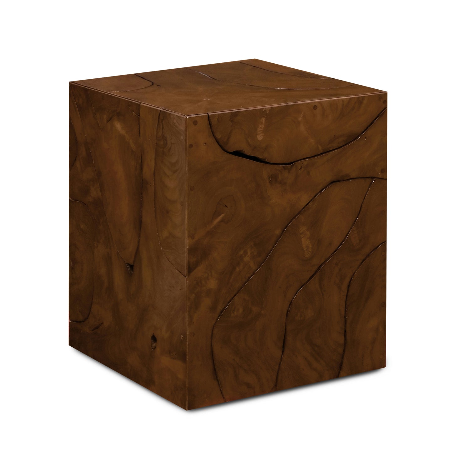 Soren 22" Teak Root Side Table | Walnut