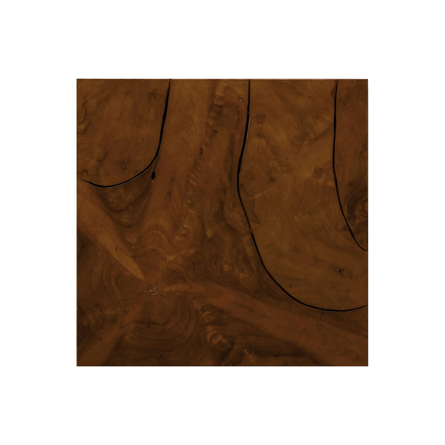 Soren 22" Teak Root Side Table | Walnut