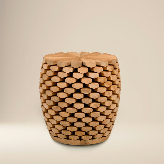 Noemi Teak Side Table | Natural