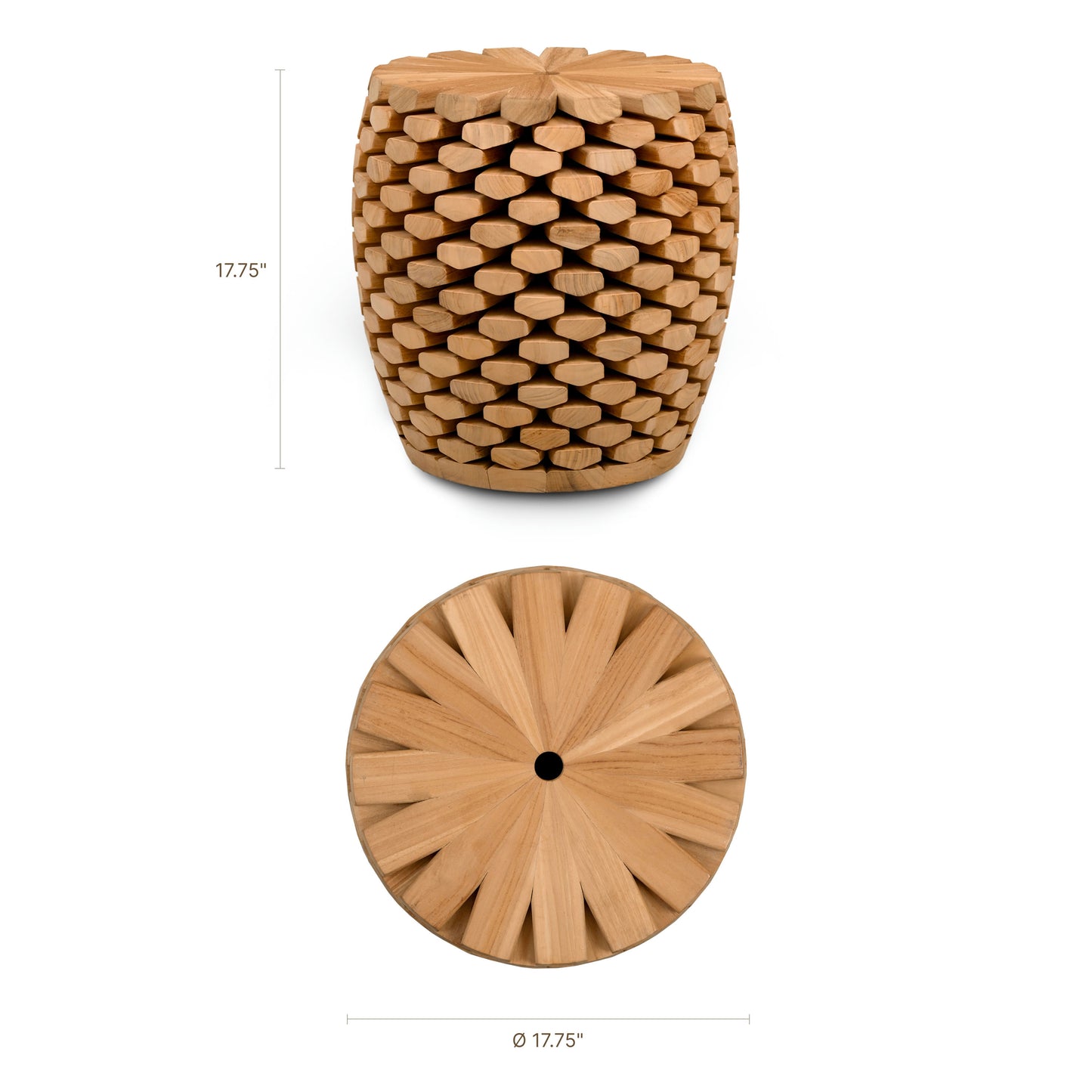 Noemi Teak Side Table | Natural
