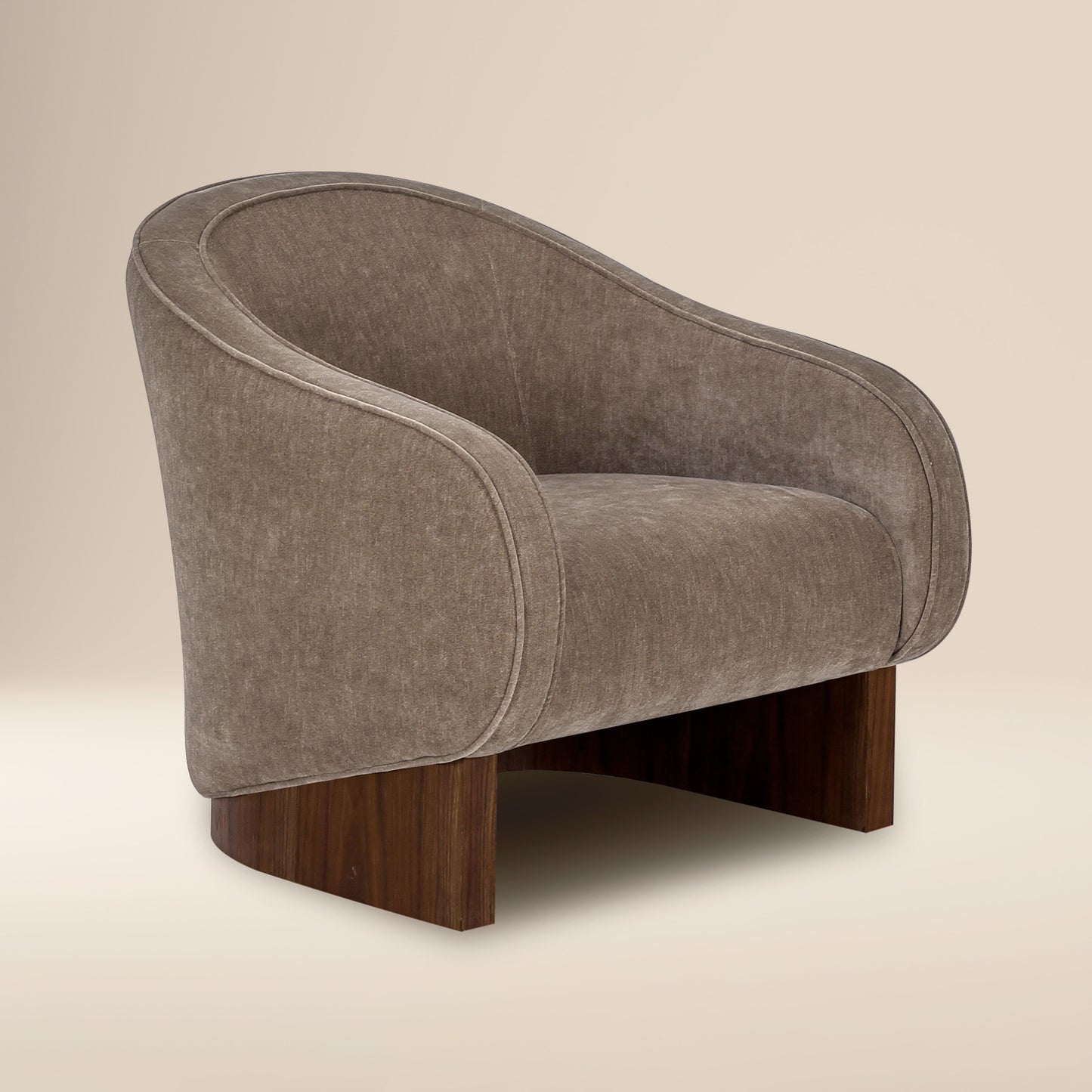Selma Lounge Chair | Fawn Brown