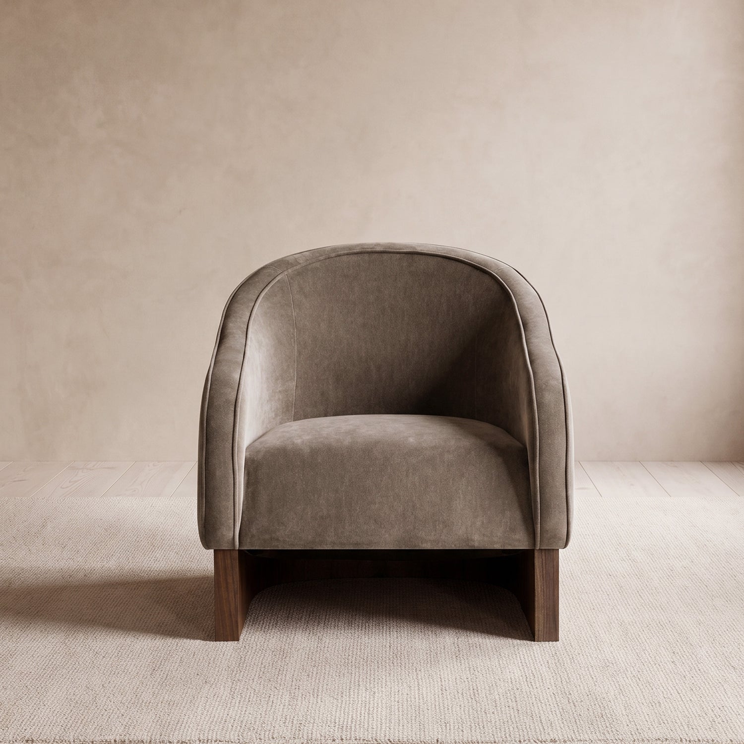 Selma Lounge Chair | Fawn Brown 