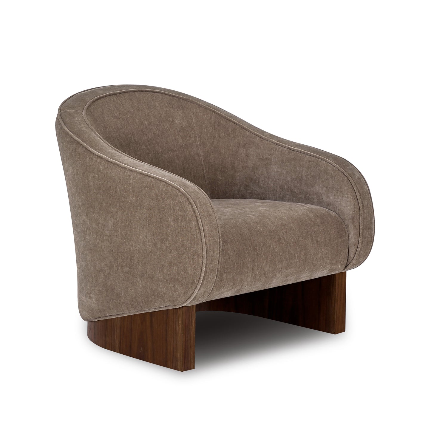Selma Lounge Chair | Fawn Brown