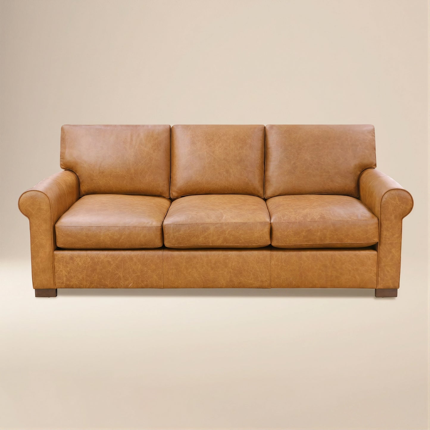 Marlow 88" Leather Sofa | Canyon Tan