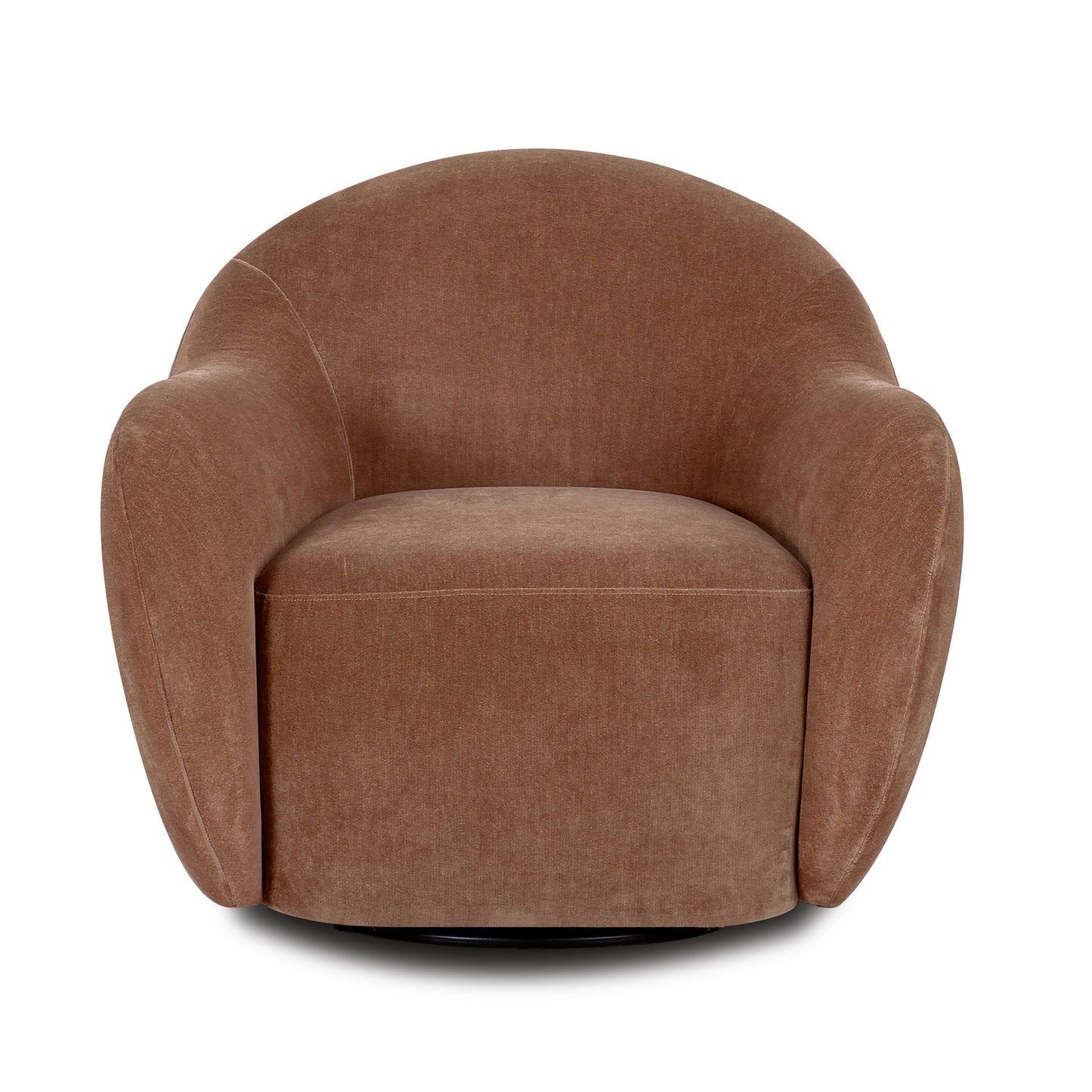 Hale Swivel Lounge Chair | Hearth Brown
