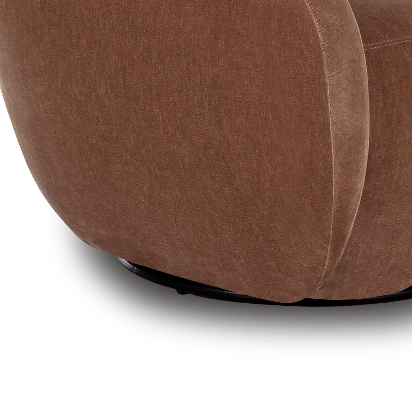 Hale Swivel Lounge Chair | Hearth Brown