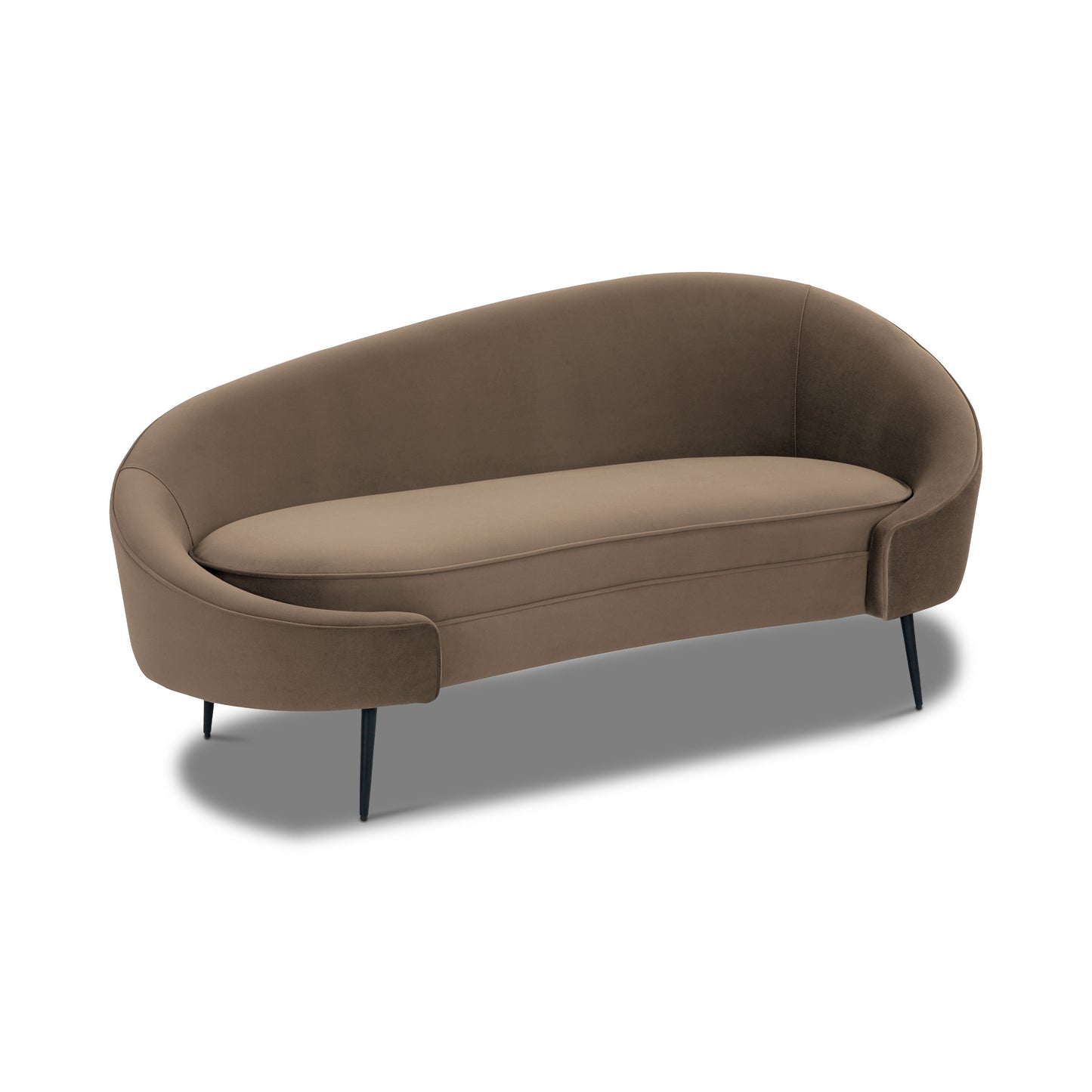 Mona 66.5" Apartment Sofa | Serene Brown