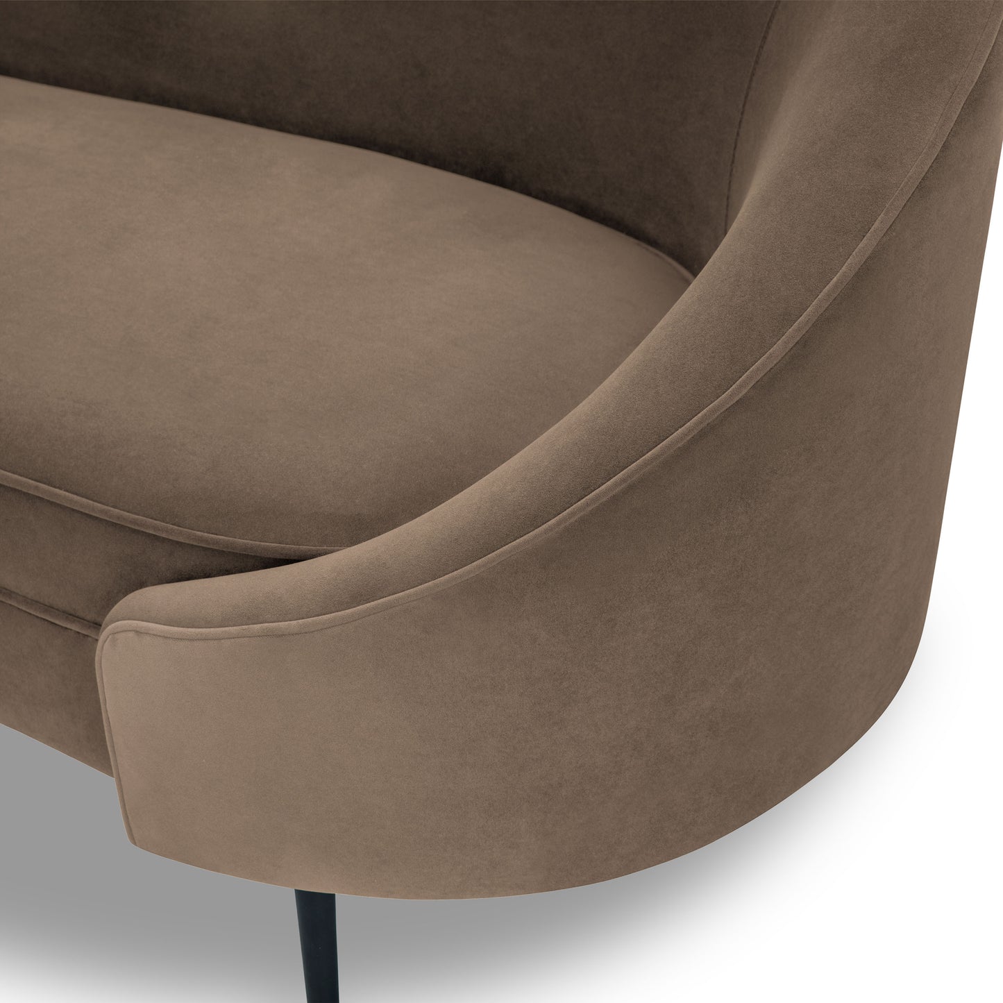 Mona 66.5" Apartment Sofa | Serene Brown