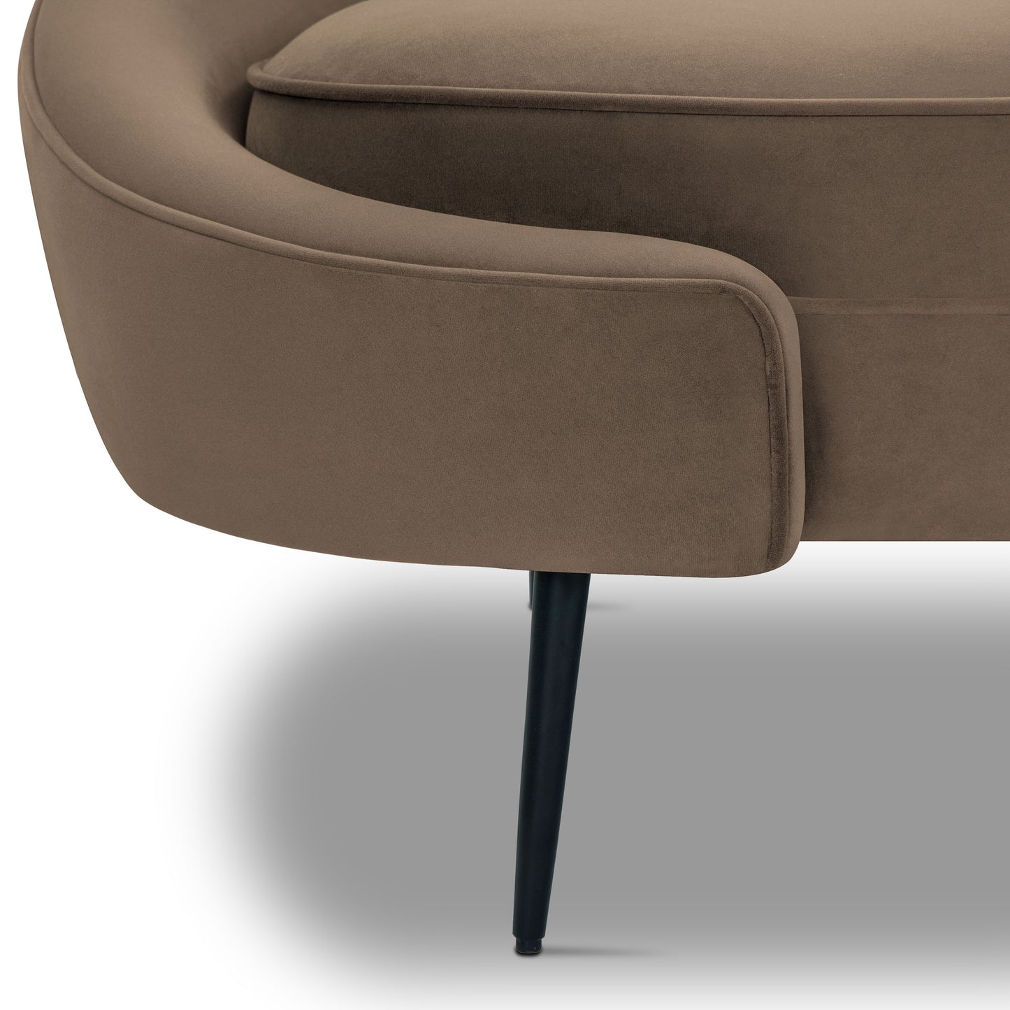 Mona 66.5" Apartment Sofa | Serene Brown