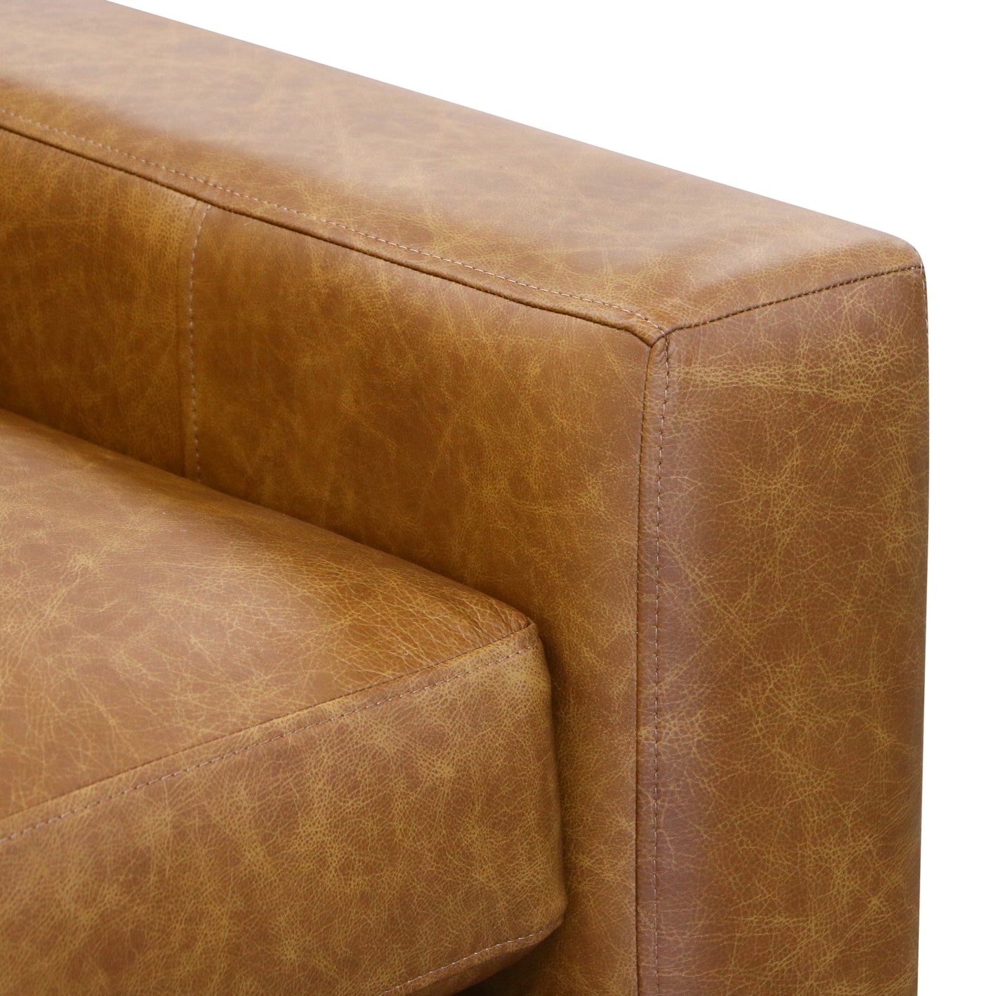 Briar 102" Leather Sofa | Canyon Tan