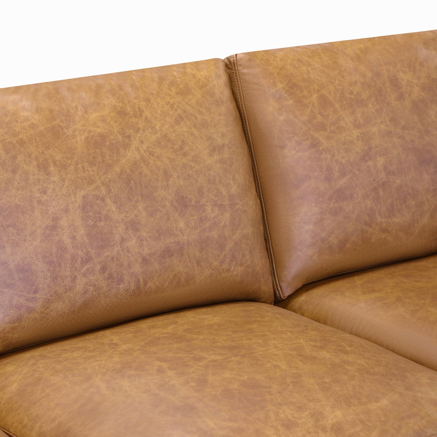 Briar 102" Leather Sofa | Canyon Tan